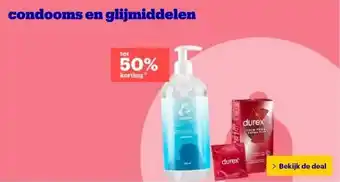 Bol.com condooms en glijmiddelen aanbieding