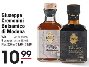 Sligro Giuseppe Cremonini Balsamico di Modena aanbieding