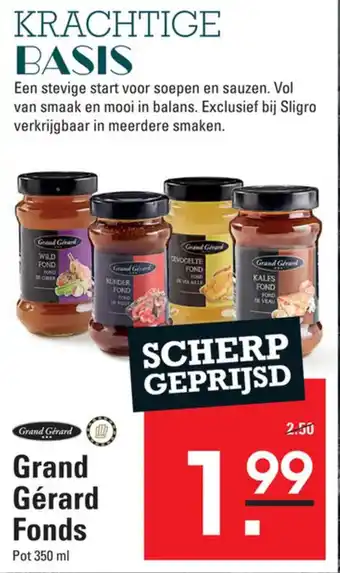 Sligro Grand Gérard Fonds aanbieding