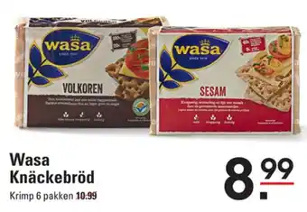 Sligro Wasa Knäckebröd aanbieding