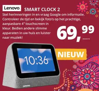 Paradigit Lenovo Smart clock 2 aanbieding