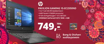 Paradigit HP pavillon gaming 15-EC2550ND 15.6" aanbieding