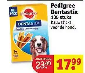 Kruidvat Pedigree Dentastix aanbieding