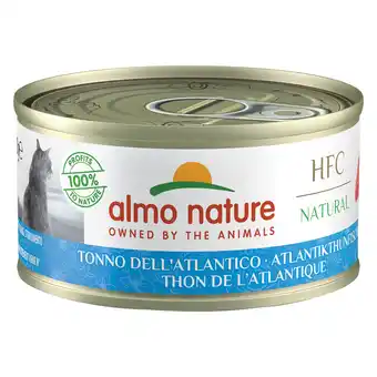 Zooplus 6 x 70 g hfc atlantische tonijn almo nature kattenvoer aanbieding