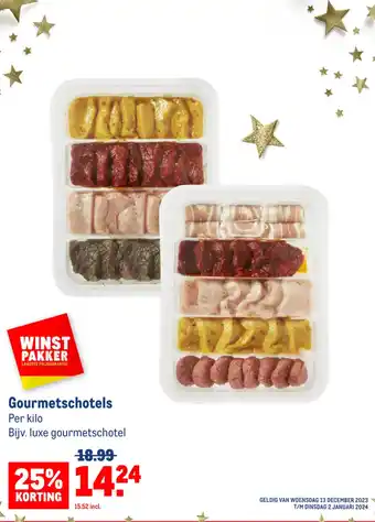 Makro Gourmetschotels aanbieding