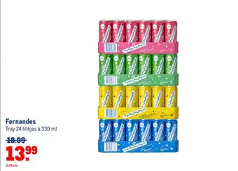 Makro Fernandes Tray 24 blikjes à 330 ml aanbieding