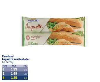 Makro Farmland baguette kruidenboter aanbieding