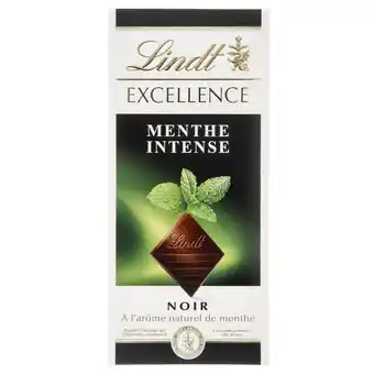 Dekamarkt Lindt chocoladereep excellence mint intense aanbieding