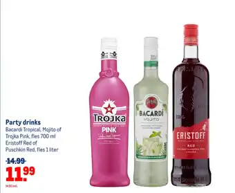 Makro Party drinks aanbieding