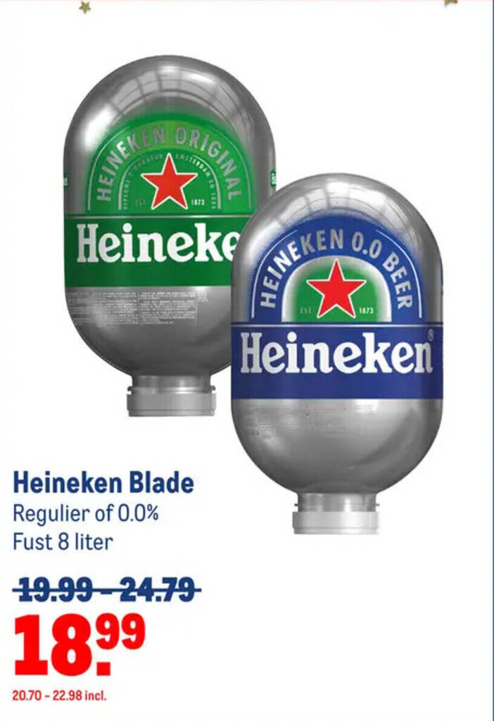 heineken makro aanbieding