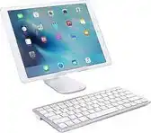 Bol.com Draadloos toetsenbord - wireless keyboard - bluetooth - zilver aanbieding