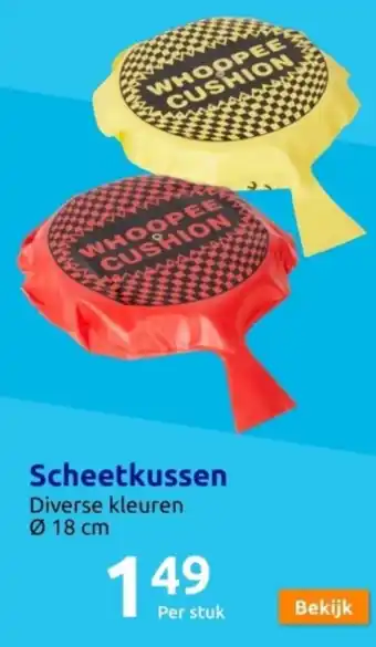 Action Scheetkussen aanbieding