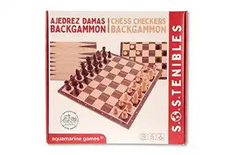 Amazon Damas backgammon schaakbord aanbieding