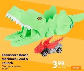 Action Teamsterz Beast Machines Load & Launch aanbieding