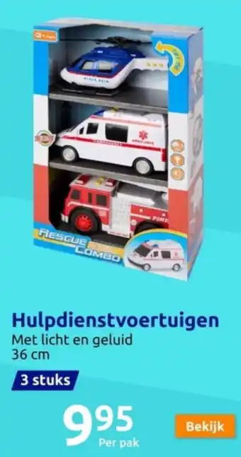 Action Hulpdienstvoertuigen aanbieding