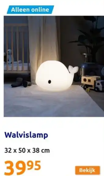 Action Walvislamp aanbieding