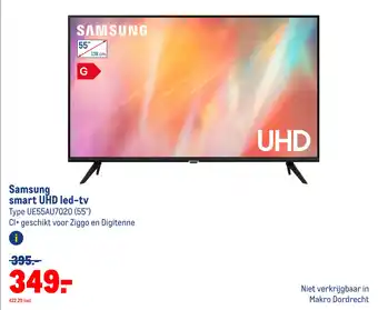 Makro Samsung smart UHD led-tv aanbieding