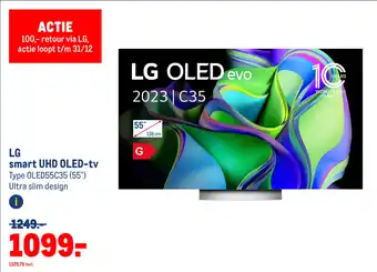 Makro LG smart UHD OLED-tv aanbieding