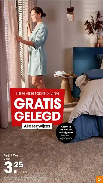 Kwantum Tapijt & Vinyl aanbieding