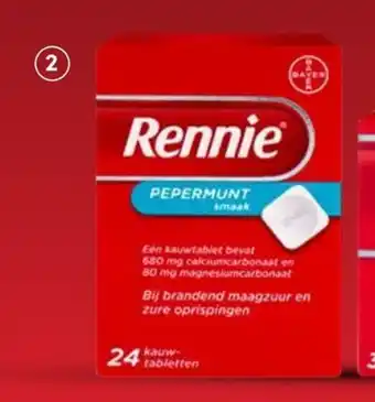 DA Rennie Kauwtablet pepermunt | 24 stuks aanbieding