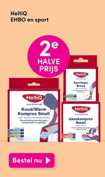 DA HeltiQ EHBO en sport aanbieding