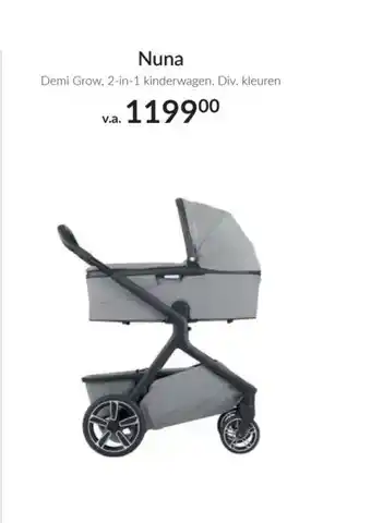 Babypark Nuna Demi Grow 2 in 1 kinderwagen Div kleuren aanbieding