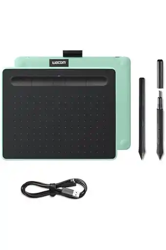 Amazon Wacom intuos pen-tablet, compatibel met windows en mac bluetooth. small pistachegroen aanbieding