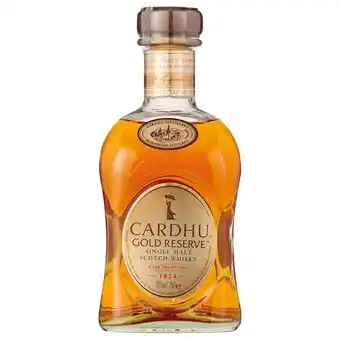 Dirck 3 Cardhu gold reserve single malt whisky 70 cl aanbieding