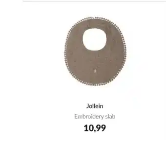 Babypark Jollein Embroidery slab aanbieding