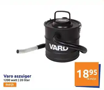 Action Varo aszuiger 1200 watt | 20 liter aanbieding