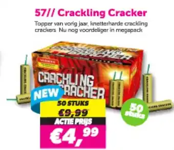 Meester Vuurwerk 57// Crackling Cracker aanbieding