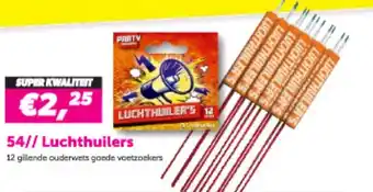 Meester Vuurwerk 54// Luchthuilers aanbieding