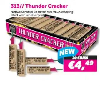 Meester Vuurwerk 313// Thunder Cracker aanbieding