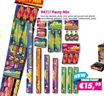 Meester Vuurwerk 947// Party Mix aanbieding