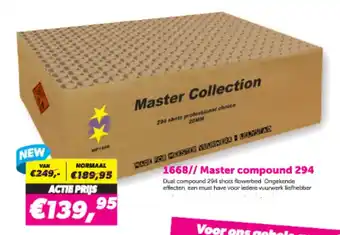 Meester Vuurwerk 1668// Master compound 294 aanbieding