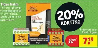 Kruidvat Tigerbalm aanbieding