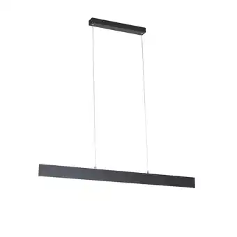 Lampenlicht.nl Hanglamp donkergrijs incl. led met afstandsbediening - casper aanbieding