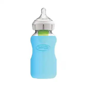 Babypark Dr. brown’s flesbeschermer brede halsfles 270 ml blauw aanbieding