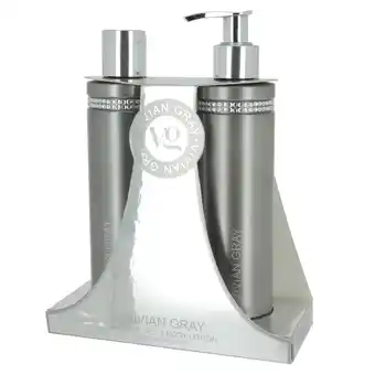 Douglas Vivian gray crystals in grey lichaamsverzorgingsset aanbieding
