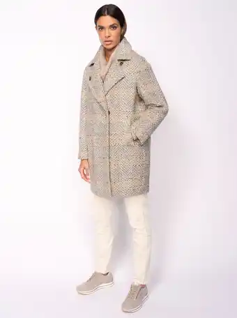 Heine Jack in grijs/camel gedessineerd van heine aanbieding