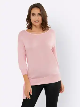 Heine Pullover in lichtroze van heine aanbieding