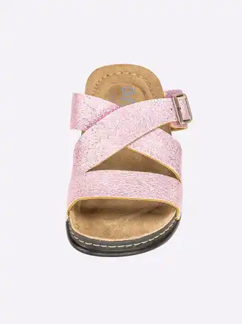 Heine Slippers in roos van dr. feet aanbieding