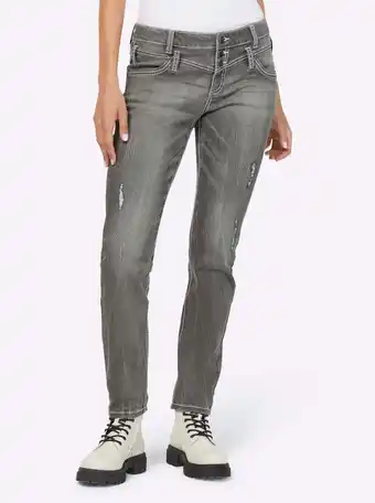 Heine Jeans in grey denim van heine aanbieding