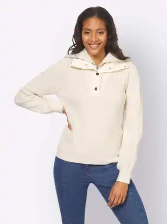 Heine Pullover in champagne van heine aanbieding