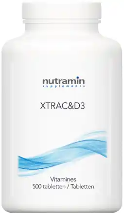 De Online Drogist Nutramin xtrac&d3 tabletten 500tb aanbieding