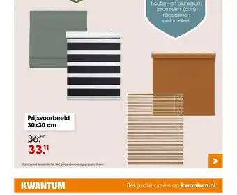 Kwantum Prijsvoorbeeld 30x30 cm aanbieding