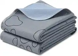 Amazon Feandrea puppyonderlegger, wasbaar, herbruikbare matten voor honden, 122 x 91 cm, set van 2, l, hondentoilet, lekvrij, antisl aanbieding