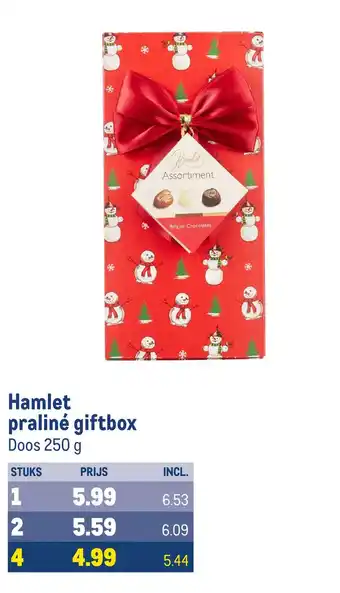 Makro Hamlet praliné giftbox aanbieding