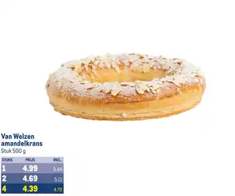 Makro Van welzen amandelkrans aanbieding