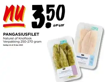 Jumbo Pangasiusfilet naturel of knoflook aanbieding